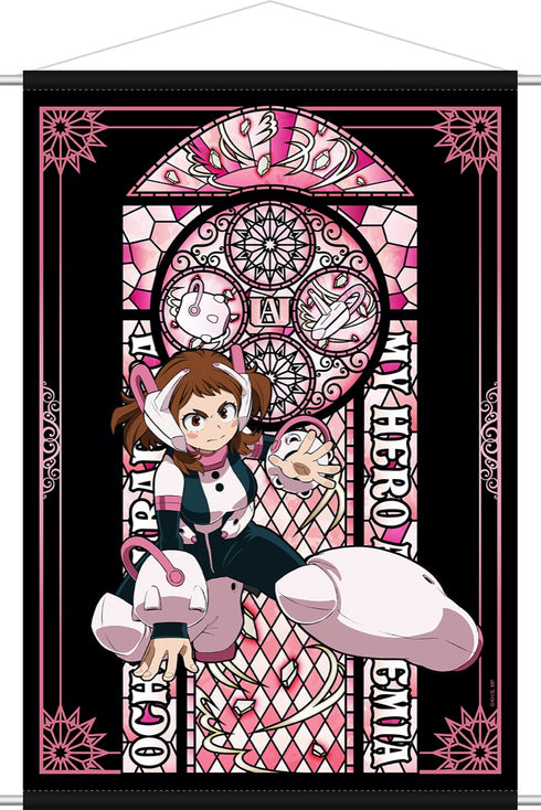 『僕のヒーローアカデミア』ステンドグラス風 タペストリー/麗日お茶子